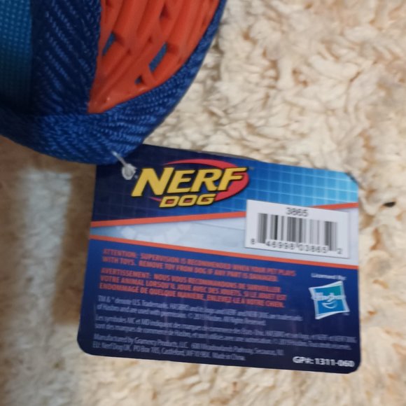 Nerf Dog Vortex Chain Tug Dog Toy with Attached Football (Large ~30 inches long) - Picture 4 of 4